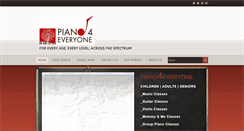 Desktop Screenshot of piano4everyone.com