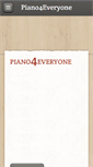 Mobile Screenshot of piano4everyone.com