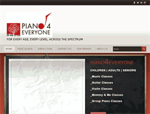 Tablet Screenshot of piano4everyone.com